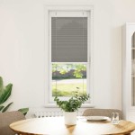 vidaXL Jaluzea plisată Antracit 45x100 cm Lățime țesătură 44,4 cm vidaXL Jaluzea plisată Antracit 45x100 cm Lățime țesătură 44,4 cm