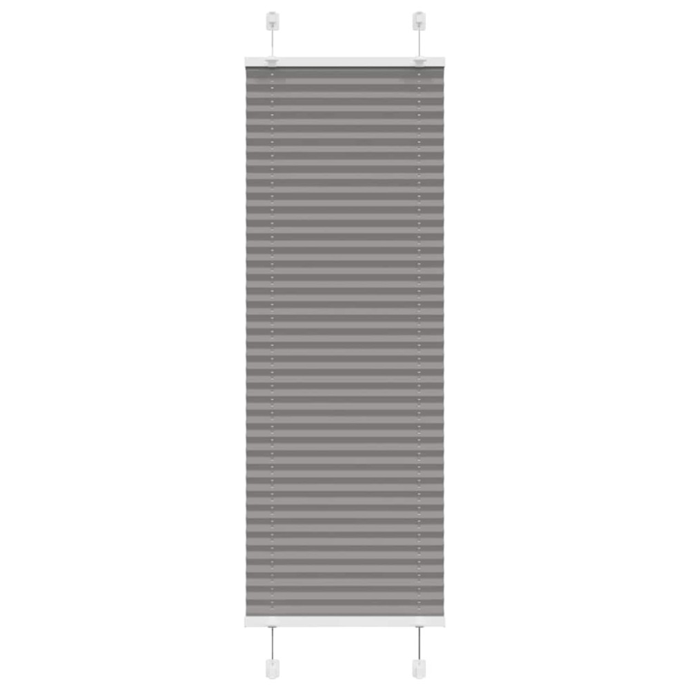 vidaXL Jaluzea plisată Antracit 50x100 cm Lățime țesătură 49,4 cm