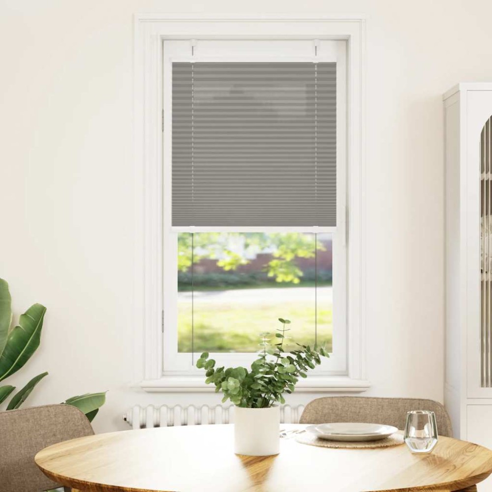 vidaXL Jaluzea plisată Antracit 60x100 cm Lățime țesătură 59,4 cm