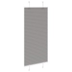 vidaXL Jaluzea plisată Antracit 60x100 cm Lățime țesătură 59,4 cm vidaXL Jaluzea plisată Antracit 60x100 cm Lățime țesătură 59,4 cm