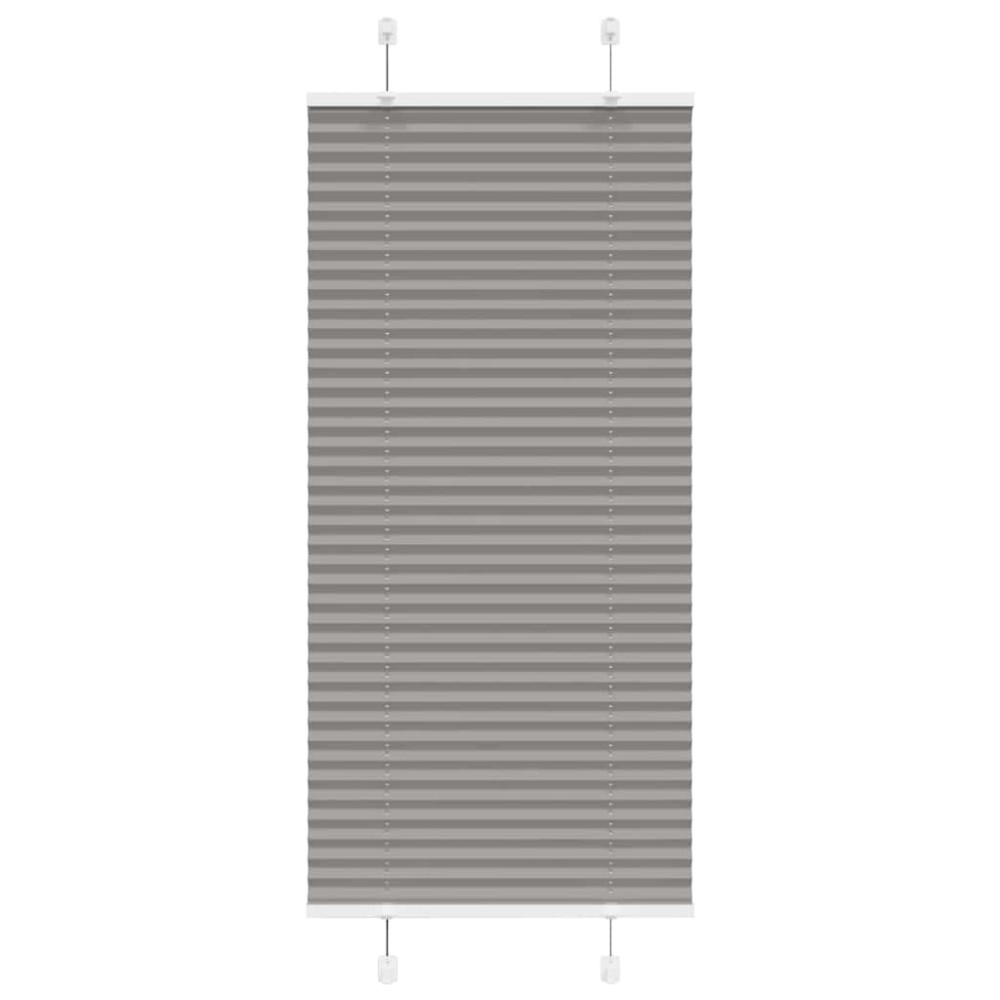 vidaXL Jaluzea plisată Antracit 65x100 cm Lățime țesătură 64,4 cm