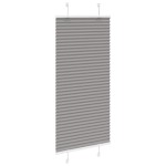 vidaXL Jaluzea plisată Antracit 65x100 cm Lățime țesătură 64,4 cm vidaXL Jaluzea plisată Antracit 65x100 cm Lățime țesătură 64,4 cm