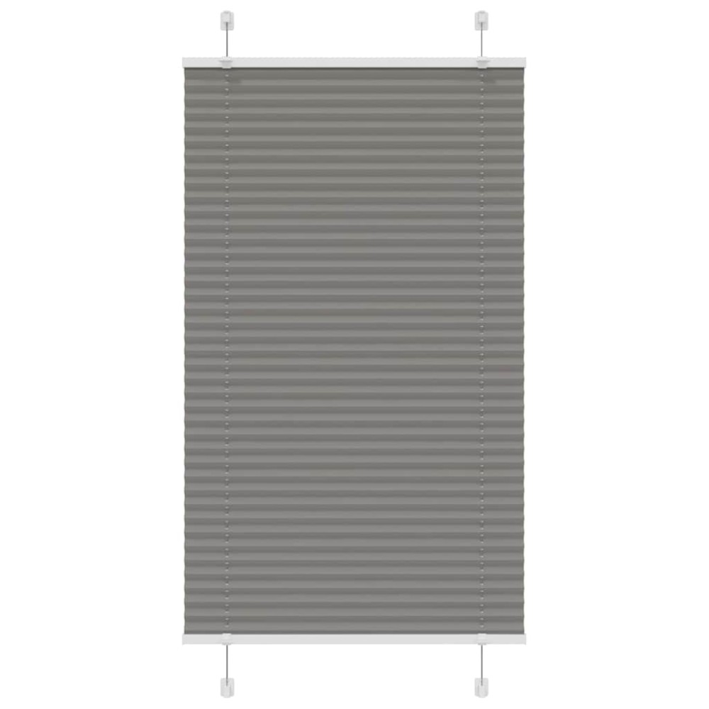 vidaXL Jaluzea plisată Antracit 70x100 cm Lățime țesătură 69,4 cm