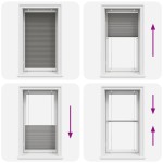 vidaXL Jaluzea plisată Antracit 70x100 cm Lățime țesătură 69,4 cm vidaXL Jaluzea plisată Antracit 70x100 cm Lățime țesătură 69,4 cm