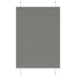 vidaXL Jaluzea plisată Antracit 100x100 cm Lățime țesătură 99,4 cm