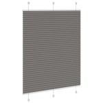 vidaXL Jaluzea plisată Antracit 105x100 cm Lățime țesătură 104,4 cm