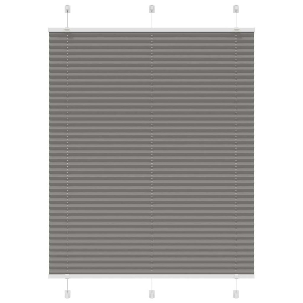 vidaXL Jaluzea plisată Antracit 110x100 cm Lățime țesătură 109,4 cm