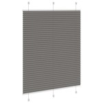 vidaXL Jaluzea plisată Antracit 110x100 cm Lățime țesătură 109,4 cm vidaXL Jaluzea plisată Antracit 110x100 cm Lățime țesătură 109,4 cm