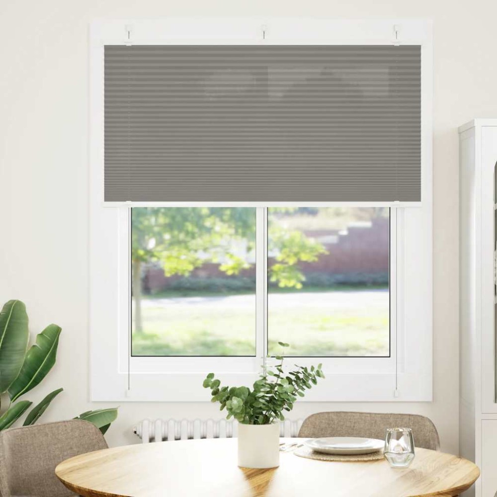 vidaXL Jaluzea plisată Antracit 120x100 cm Lățime țesătură 119,4 cm