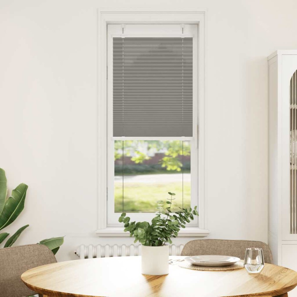 vidaXL Jaluzea plisată Antracit 45x150 cm Lățime țesătură 44,4 cm