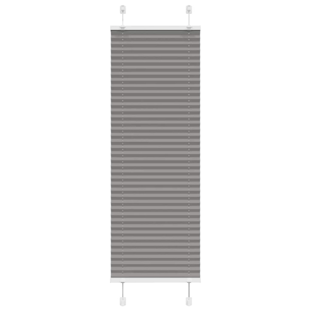 vidaXL Jaluzea plisată Antracit 45x150 cm Lățime țesătură 44,4 cm