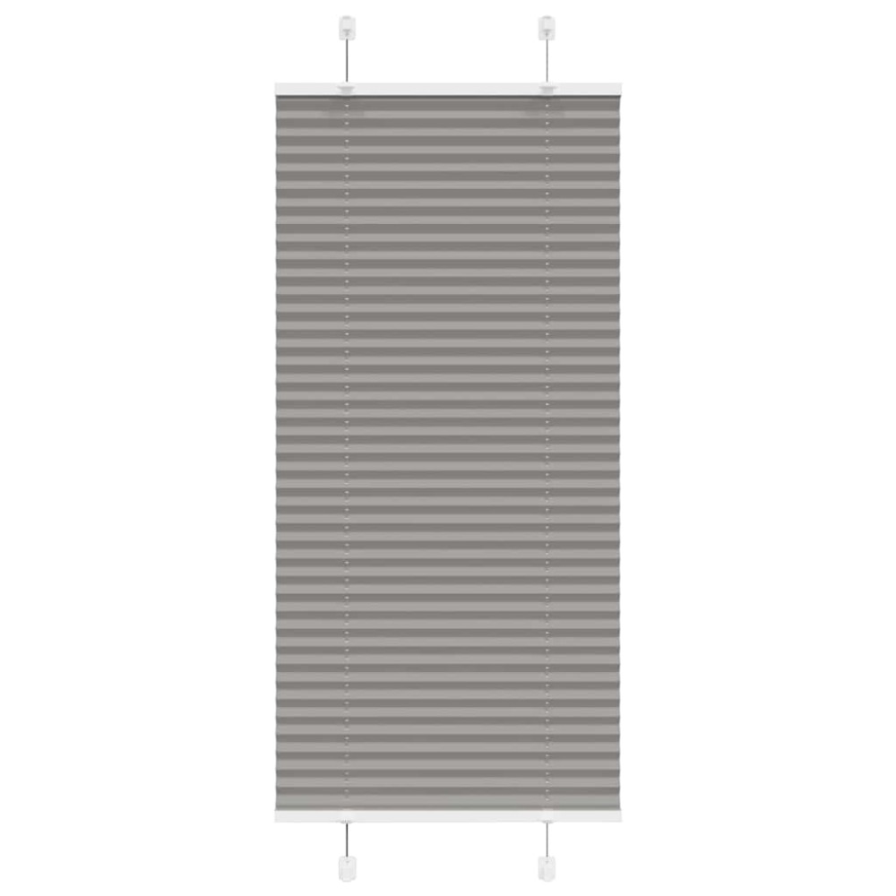 vidaXL Jaluzea plisată Antracit 55x150 cm Lățime țesătură 54,4 cm