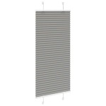 vidaXL Jaluzea plisată Antracit 55x150 cm Lățime țesătură 54,4 cm