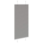 vidaXL Jaluzea plisată Antracit 60x150 cm Lățime țesătură 59,4 cm vidaXL Jaluzea plisată Antracit 60x150 cm Lățime țesătură 59,4 cm