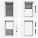 vidaXL Jaluzea plisată Antracit 70x150 cm Lățime țesătură 69,4 cm vidaXL Jaluzea plisată Antracit 70x150 cm Lățime țesătură 69,4 cm