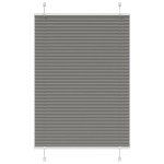vidaXL Jaluzea plisată Antracit 100x150 cm Lățime țesătură 99,4 cm