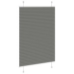 vidaXL Jaluzea plisată Antracit 100x150 cm Lățime țesătură 99,4 cm