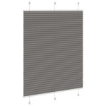 vidaXL Jaluzea plisată Antracit 105x150 cm Lățime țesătură 104,4 cm vidaXL Jaluzea plisată Antracit 105x150 cm Lățime țesătură 104,4 cm