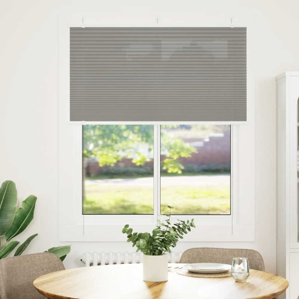 vidaXL Jaluzea plisată Antracit 110x150 cm Lățime țesătură 109,4 cm