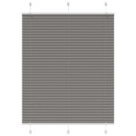 vidaXL Jaluzea plisată Antracit 110x150 cm Lățime țesătură 109,4 cm vidaXL Jaluzea plisată Antracit 110x150 cm Lățime țesătură 109,4 cm