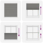 vidaXL Jaluzea plisată Antracit 115x150 cm Lățime țesătură 114,4 cm vidaXL Jaluzea plisată Antracit 115x150 cm Lățime țesătură 114,4 cm