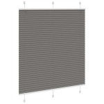 vidaXL Jaluzea plisată Antracit 120x150 cm Lățime țesătură 119,4 cm vidaXL Jaluzea plisată Antracit 120x150 cm Lățime țesătură 119,4 cm