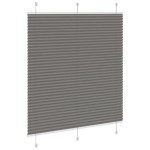 vidaXL Jaluzea plisată Antracit 120x150 cm Lățime țesătură 119,4 cm vidaXL Jaluzea plisată Antracit 120x150 cm Lățime țesătură 119,4 cm