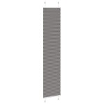 vidaXL Jaluzea plisată Antracit 40x200 cm Lățime țesătură 39,4 cm vidaXL Jaluzea plisată Antracit 40x200 cm Lățime țesătură 39,4 cm