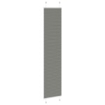 vidaXL Jaluzea plisată Antracit 45x200 cm Lățime țesătură 44,4 cm vidaXL Jaluzea plisată Antracit 45x200 cm Lățime țesătură 44,4 cm
