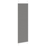 vidaXL Jaluză plisată Antracit 55x200 cm Lățime țesătură 54,4 cm vidaXL Jaluză plisată Antracit 55x200 cm Lățime țesătură 54,4 cm