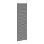 vidaXL Jaluză plisată Antracit 55x200 cm Lățime țesătură 54,4 cm vidaXL Jaluză plisată Antracit 55x200 cm Lățime țesătură 54,4 cm