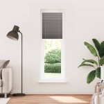 vidaXL Jaluză plisată Antracit 60x200 cm Lățime țesătură 59,4 cm