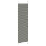 vidaXL Jaluză plisată Antracit 60x200 cm Lățime țesătură 59,4 cm