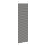 vidaXL Jaluză plisată Antracit 65x200 cm Lățime țesătură 64,4 cm