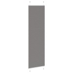 vidaXL Jaluză plisată Antracit 65x200 cm Lățime țesătură 64,4 cm
