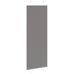 vidaXL Jaluză plisată Antracit 70x200 cm Lățime țesătură 69,4 cm vidaXL Jaluză plisată Antracit 70x200 cm Lățime țesătură 69,4 cm