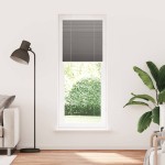vidaXL Jaluză plisată Antracit 75x200 cm Lățime țesătură 74,4 cm