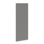 vidaXL Jaluză plisată Antracit 75x200 cm Lățime țesătură 74,4 cm