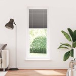 vidaXL Jaluză plisată Antracit 80x200 cm Lățime țesătură 79,4 cm