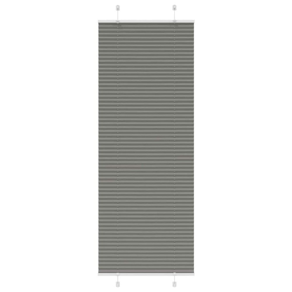 vidaXL Jaluză plisată Antracit 80x200 cm Lățime țesătură 79,4 cm