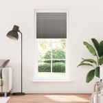 vidaXL Jaluzea plisată Antracit 85x200 cm Lățime țesătură 84,4 cm