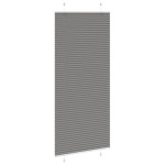vidaXL Jaluză plisată Antracit 90x200 cm Lățime țesătură 89,4 cm vidaXL Jaluză plisată Antracit 90x200 cm Lățime țesătură 89,4 cm