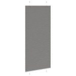 vidaXL Jaluzea plisată Antracit 100x200 cm Lățime țesătură 99,4 cm