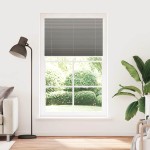 vidaXL Jaluzea plisată Antracit 115x200 cm Lățime țesătură 114,4 cm vidaXL Jaluzea plisată Antracit 115x200 cm Lățime țesătură 114,4 cm