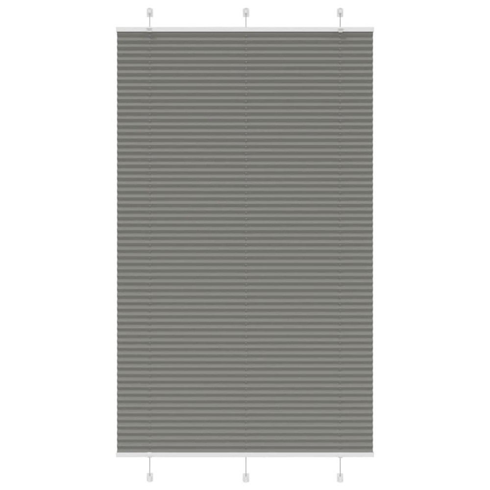 vidaXL Jaluzea plisată Antracit 120x200 cm Lățime țesătură 119,4 cm