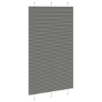 vidaXL Jaluzea plisată Antracit 120x200 cm Lățime țesătură 119,4 cm vidaXL Jaluzea plisată Antracit 120x200 cm Lățime țesătură 119,4 cm
