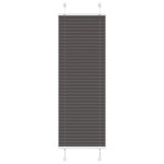 vidaXL Jaluzea plisată negru 40x100 cm Lățime țesătură 39,4cm poliester