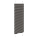 vidaXL Jaluzea plisată negru 45x100 cm Lățime țesătură 44,4cm poliester