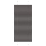 vidaXL Jaluzea plisată negru 65x100 cm Lățime țesătură 64,4cm poliester