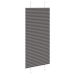 vidaXL Jaluzea plisată negru 65x100 cm Lățime țesătură 64,4cm poliester